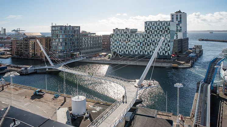 Varvsbron invigdes 30 september 2021. Foto Lotta Wittinger.