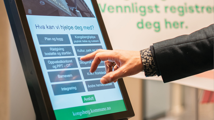 Statens vegvesen har nå også valgt digitale resepsjonsløsninger fra Procon Digital, og som man i dag finner i mange bransjer og på mange steder over hele landet, bl.a. på Kongsberg rådhus.