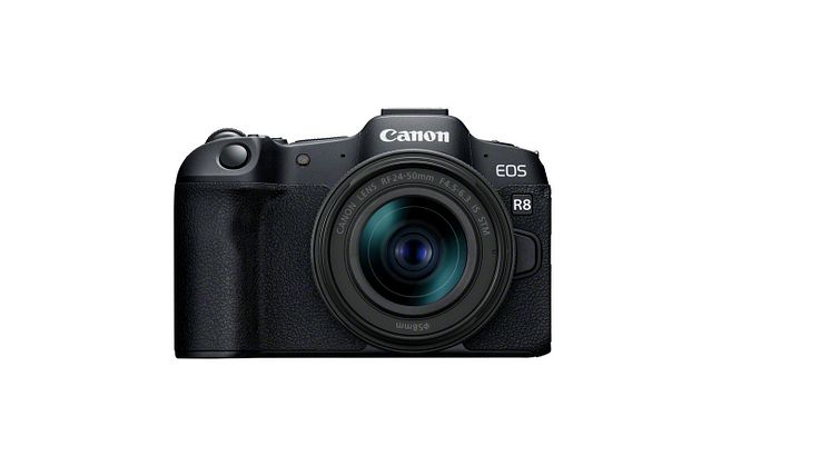 Canon EOS R8_Front_RF25-50mm