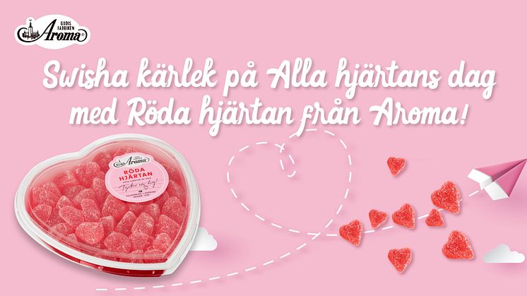 Röda hjärtan från Aroma