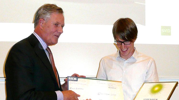 Ville Lintamo får Michael Treschow-stipendiet 2008