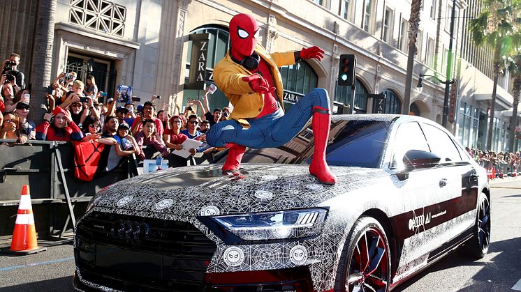 Hollywood-premiär för Nya Audi A8 och Spider-Man: Homecoming