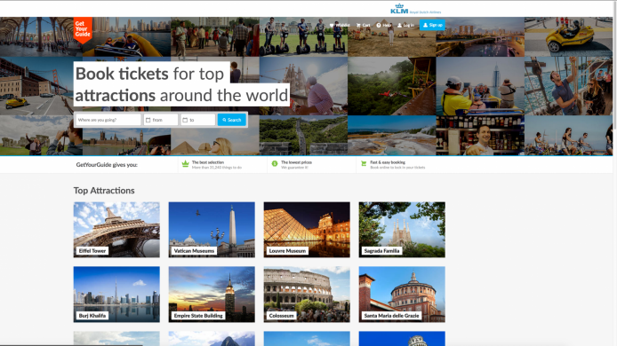 ATTRAKSJONER. Get Your Guide er en ledende nettportal for booking av turistaktiviteter. 