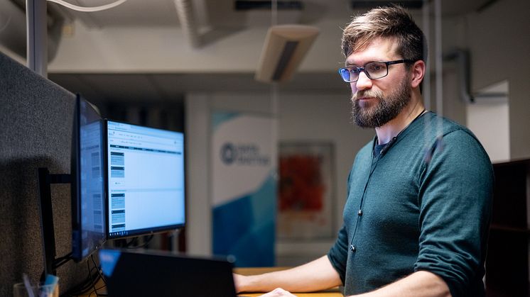 Andreas trivs med rollen som IT-konsult på Data Ductus. 