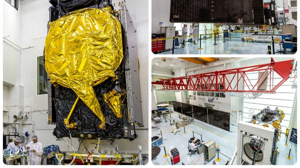 La construction du satellite EUTELSAT 8 West B franchit la dernière étape