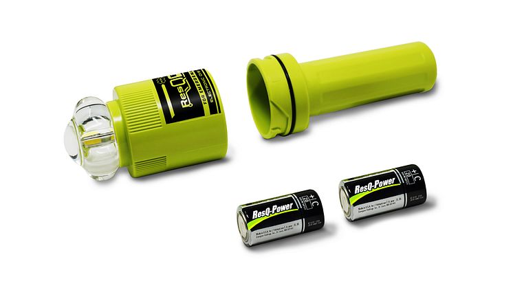Hi-res image - ACR Electroncis - The ACR Electronics ResQFlare™, pictured open with batteries