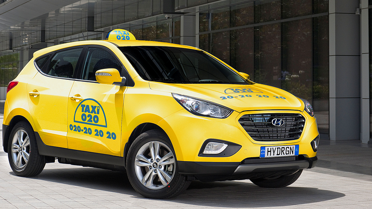 Taxi 020 köper tre bränslecellsbilar av Hyundai
