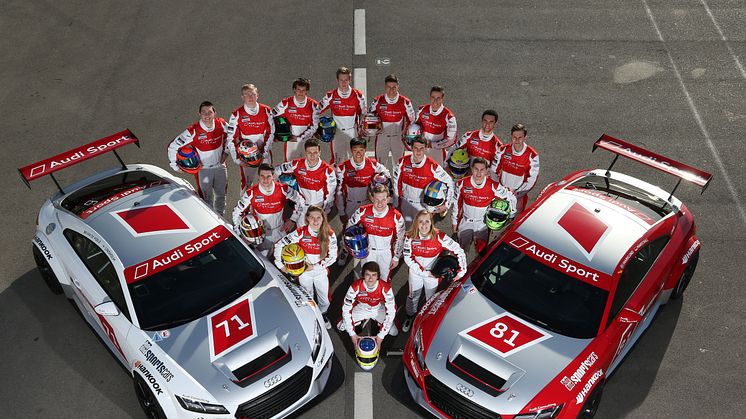 Audi i Danmark støtter 2 unge talenter ved Audi Sport TT Cup