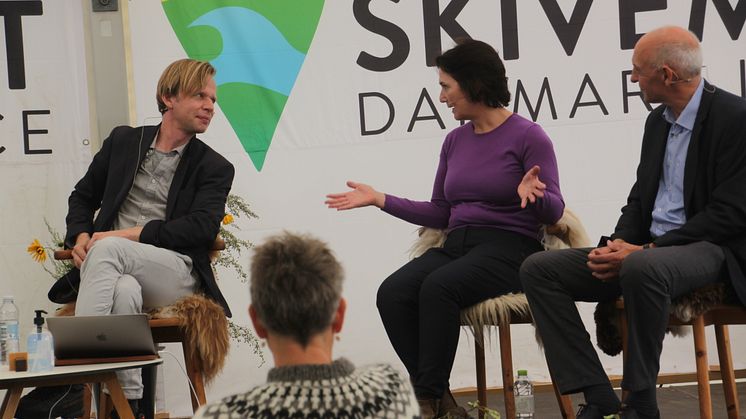 Clement Kjersgaard, Bodil Jacobsen og Peder Chr. Kirkegaard. Foto: Ole Sørensen