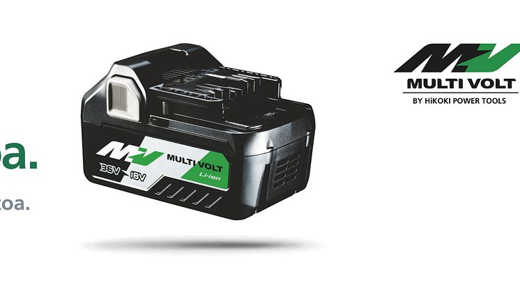 MULTI VOLT A-akku sopii 36V ja 18V koneisiin.