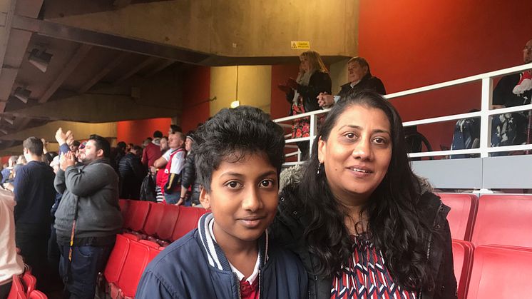Walthamstow mother thanks the Stroke Association after her son had a stroke