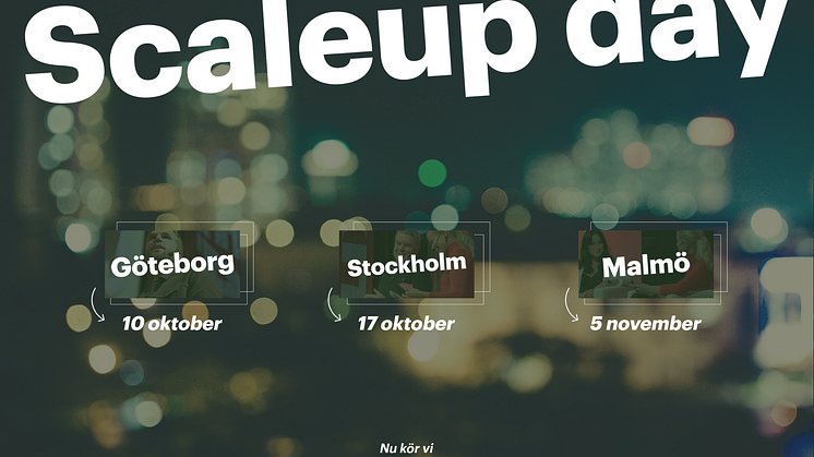 Affärssajten Breakit anordnar Scaleup day - med fokus på hur man går från startup till scaleup