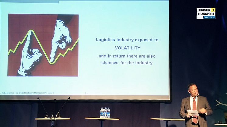 Tisdag 22 maj på Logistik och Transportmässan 2012 - Dr Detlef Trefzger