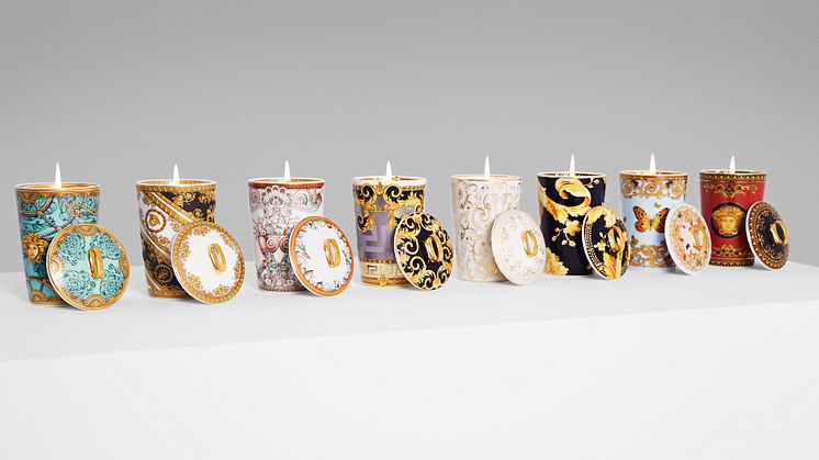 Must-have for autumn: Scented Candles by Rosenthal meets Versace create a sylish and luxurious feeling within your own four walls.