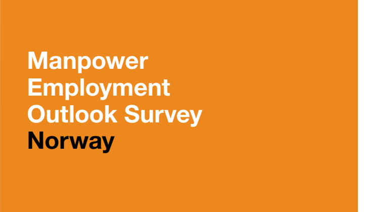 ManpowerGroup Outlook Survey for Norway Q3 2016