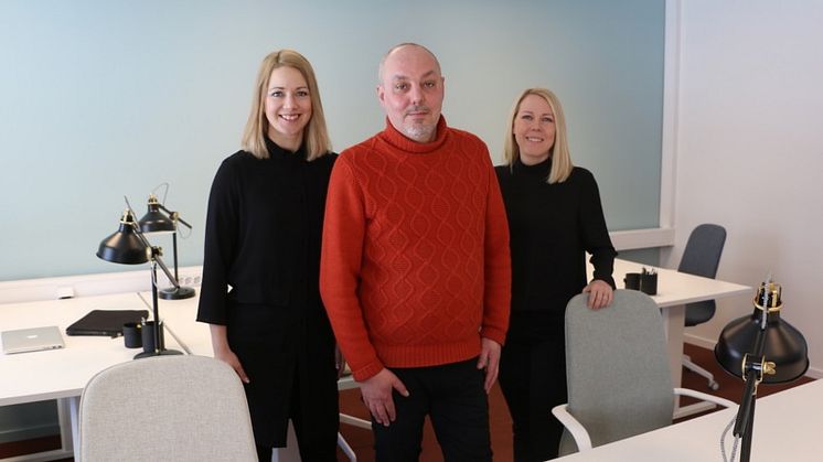 Anna Mård, Piteå Science Park, Phil Hopkin, Skellefteå Science City och Malin Winsa, Boden Business Park. Foto: Lennart Håkansson