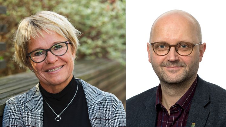 Yvonne Westerlund, affärsutvecklare Riksbyggen och Sven Tornberg, kommunalråd, Haparanda stad.