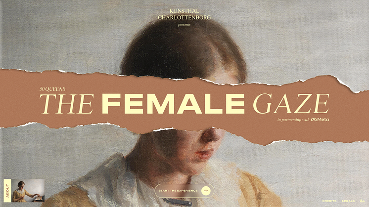 The Female Gaze, 2022. VR-oplevelse på baggrund af Peter Ilsteds ikoniske kunstværk 'En ung pige, der renser kantareller' (1892). 