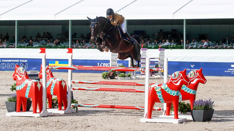 El Barone 111 Z and Malin Baryard Johnsson at LGCT Stockholm, photo LGCT