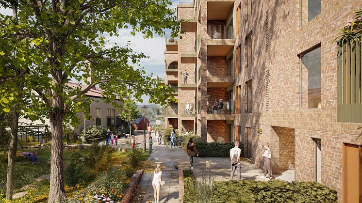 LINK Arkitektur utvecklar Etterstadgata i Oslo till levande bostadskvarter.