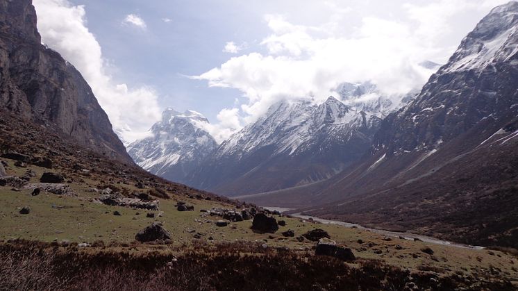 Langtangområdet i Nepal drabbades hårt av jordbävningen 2015.