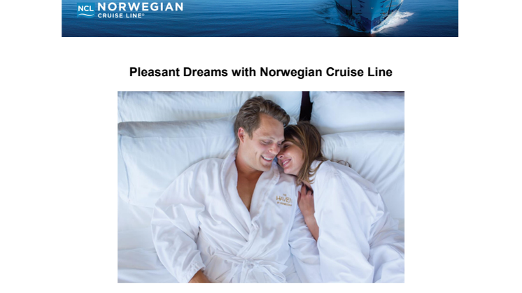 Pleasant Dreams with Norwegian Cruise Line