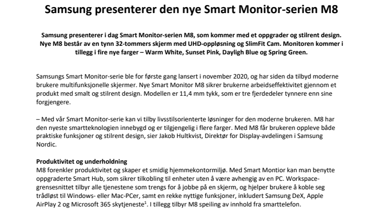 Samsung Smart Monitor M8 Pressemelding.pdf