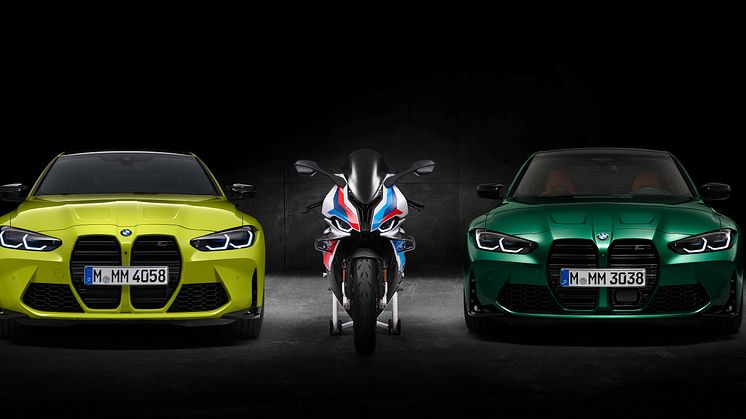 Helt nya BMW M3, BMW M4 och BMW M 1000 RR
