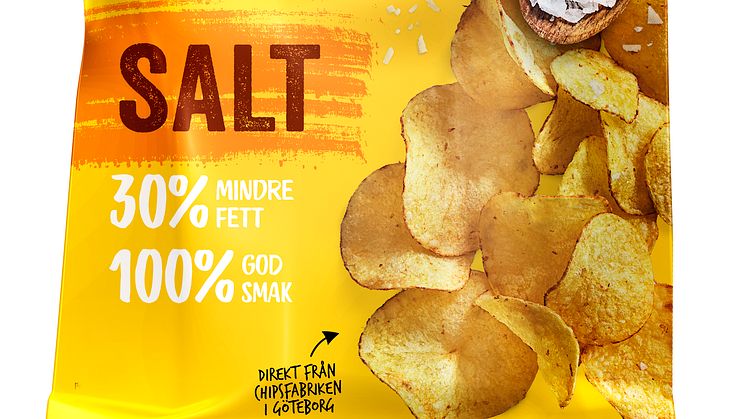 Lättare chips, Salt