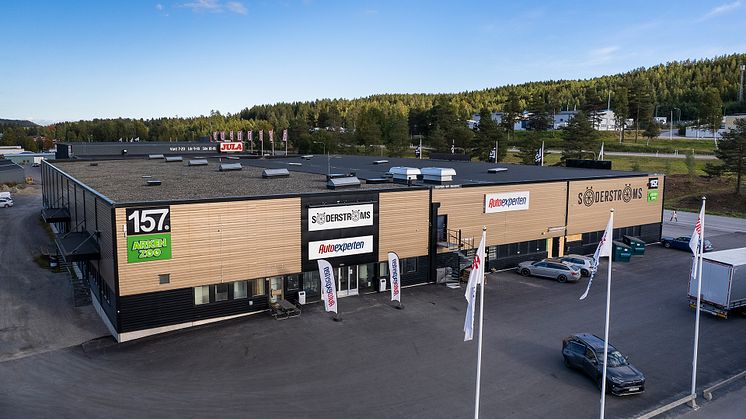 HBA Partner Söderströms Motor har en imponerande butik