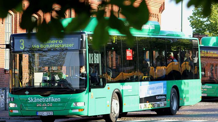 Visning av Lunds nya bussar på lördag 