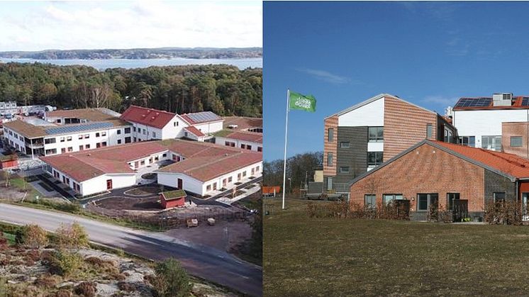 Fiskebäck äldreboende i Lysekil och vård- och omsorgsboendet Västanvid i Knislinge.