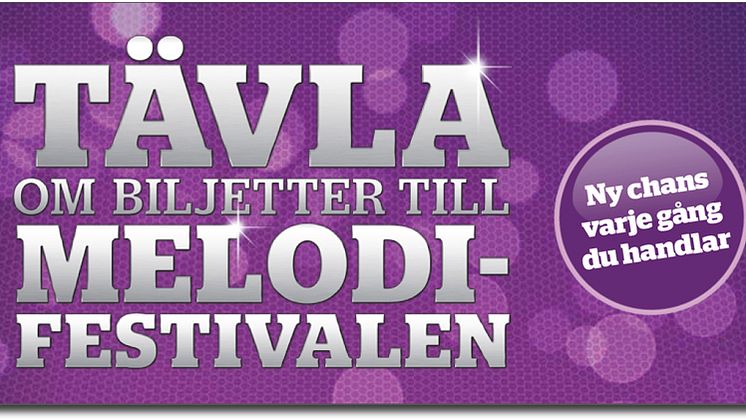 Vinn biljetter till Melodifestivalen eller en kock