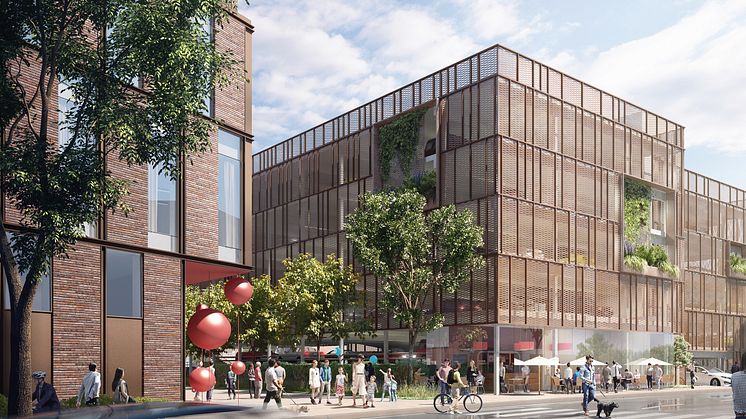 LINK arkitektur ritar Lidls nya huvudkontor och parkeringshus i Aarhus 