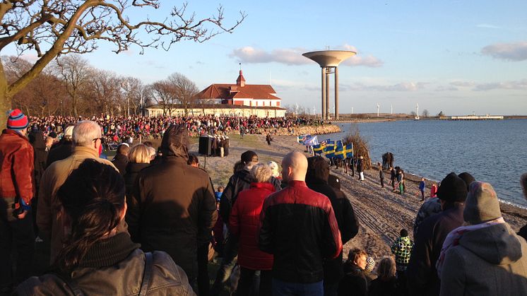 Traditionellt Valborgsfirande i Landskrona onsdagen den 30 april