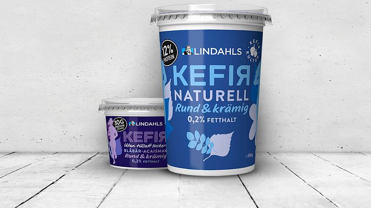 Lindahls lanserar ny proteinrik produkt – Kefir!