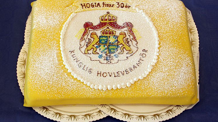 Staff celebrated with cake at the company's head office in Stenungsund in Sweden.