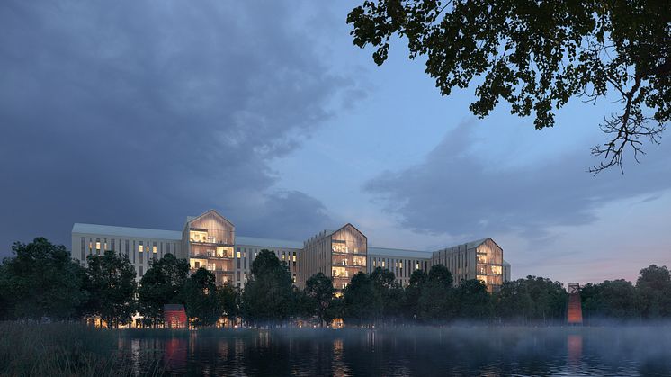 Arkitektteamet LINK Arkitektur & Arkitema har valts ut för gestaltningen av Växjös nya akutsjukhus.