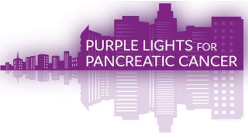 Gallery lights up to promote World Pancreatic Cancer Day
