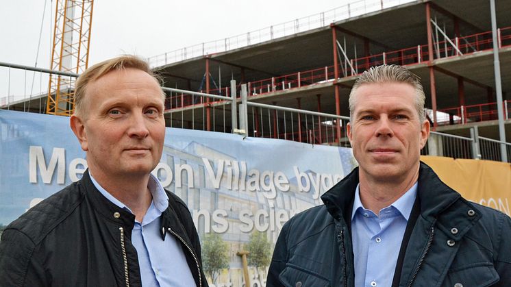 Erik Jagesten på Medicon Village och Sonny Strömberg på E.ON. 