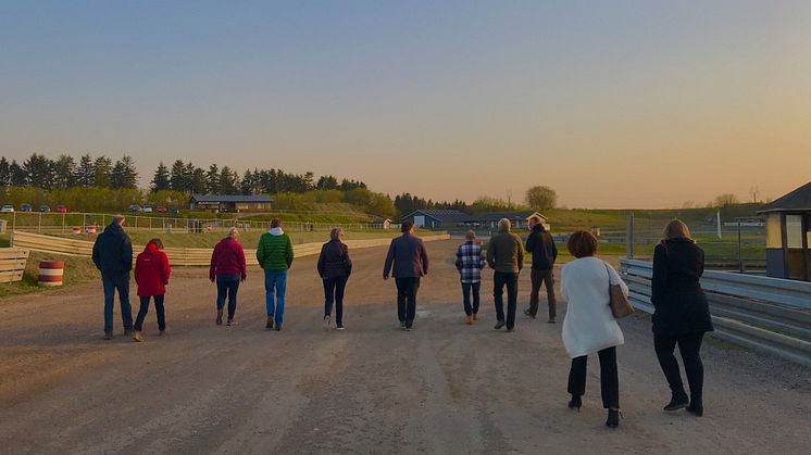 Medlemmer af turismenetværket på Nysumbanen - foto: Rebild Kommune