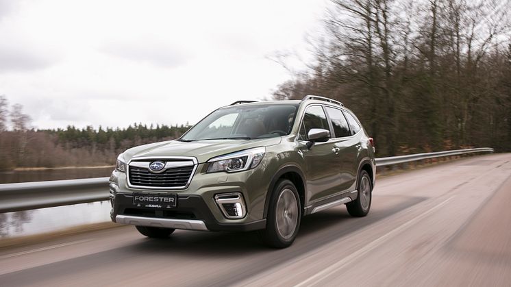 Nya Forester e-Boxer får toppbetyg i Euro NCAP