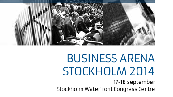 En första programöverblick för Business Arena Stockholm 2014