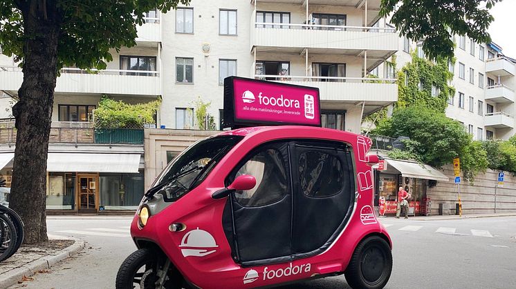 foodora i samarbete med Bzzt