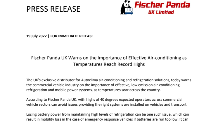 Fischer_Panda_UK_Warns on Importance of Effective Air-conditioning_July_2022.pdf