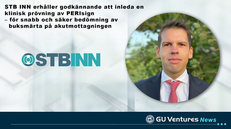 STB INN erhåller godkännande att inleda en klinisk prövning av PERIsign