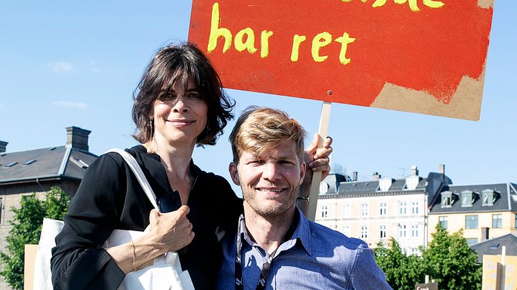 CPH STAGE 2018. Ellen Hillingsø og festivalleder Morten Krogh. Fotograf Frida Gregersen