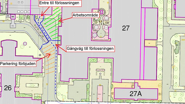 Begränsad framkomlighet till förlossningen