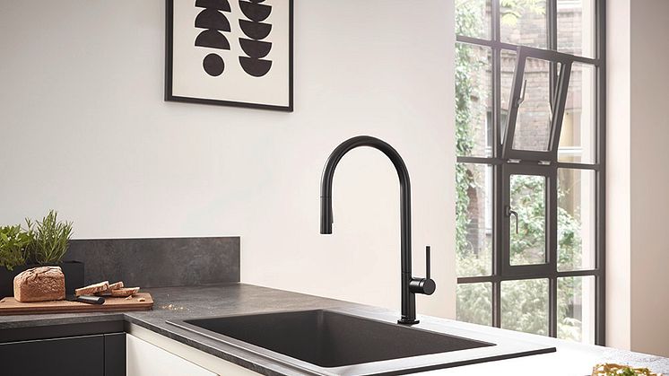hansgrohe Talis M54 kjøkkenarmatur imponerer med stilsikker form og elegant funksjon.