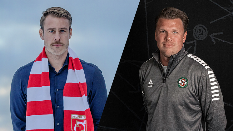 Möt William Lundin, tränare för Degerfors IF, och Christian Järdler, tränare för ÖSK, i ett samtal om fotboll på Kulturkvarteret den 2 mars.